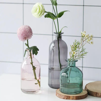 Vase à fleurs en verre de style nordique